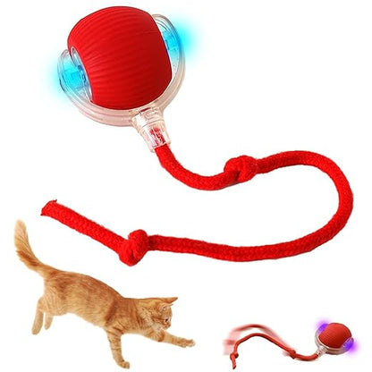 Interactive Rolling Cat Toy – Smart Motion Ball with Tail