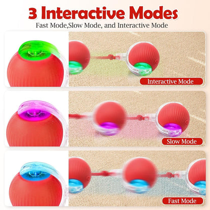 Interactive Rolling Cat Toy – Smart Motion Ball with Tail