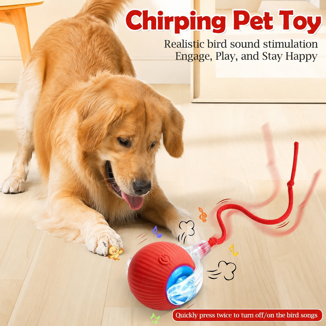 SpeedyTail Interactive Rolling Pet Toy